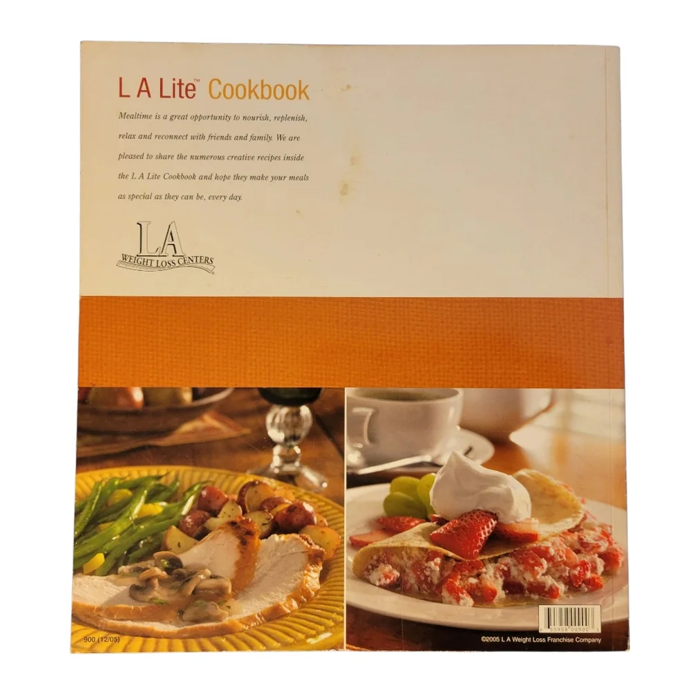 LA Lite Cookbook Simple Recipes Simply Delicious 266 Pages With Color Pictures
